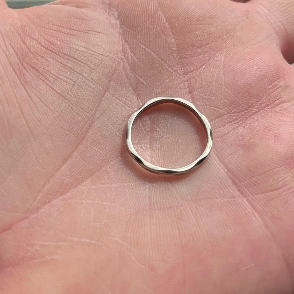 Vintage Handmade sterling silver ring - Picture 2 of 4